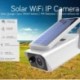 Caméra de surveillance 3MP wifi IP pour extérieur à panneau solaire détection PIR